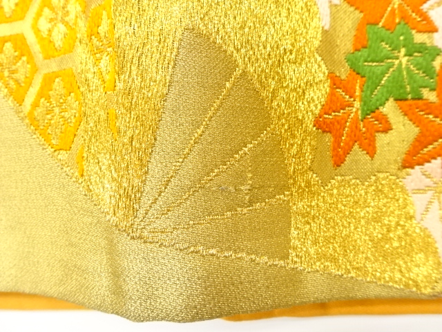 7151443: JAPANESE KIMONO / VINTAGE FUKURO OBI / SILK / WOVEN
